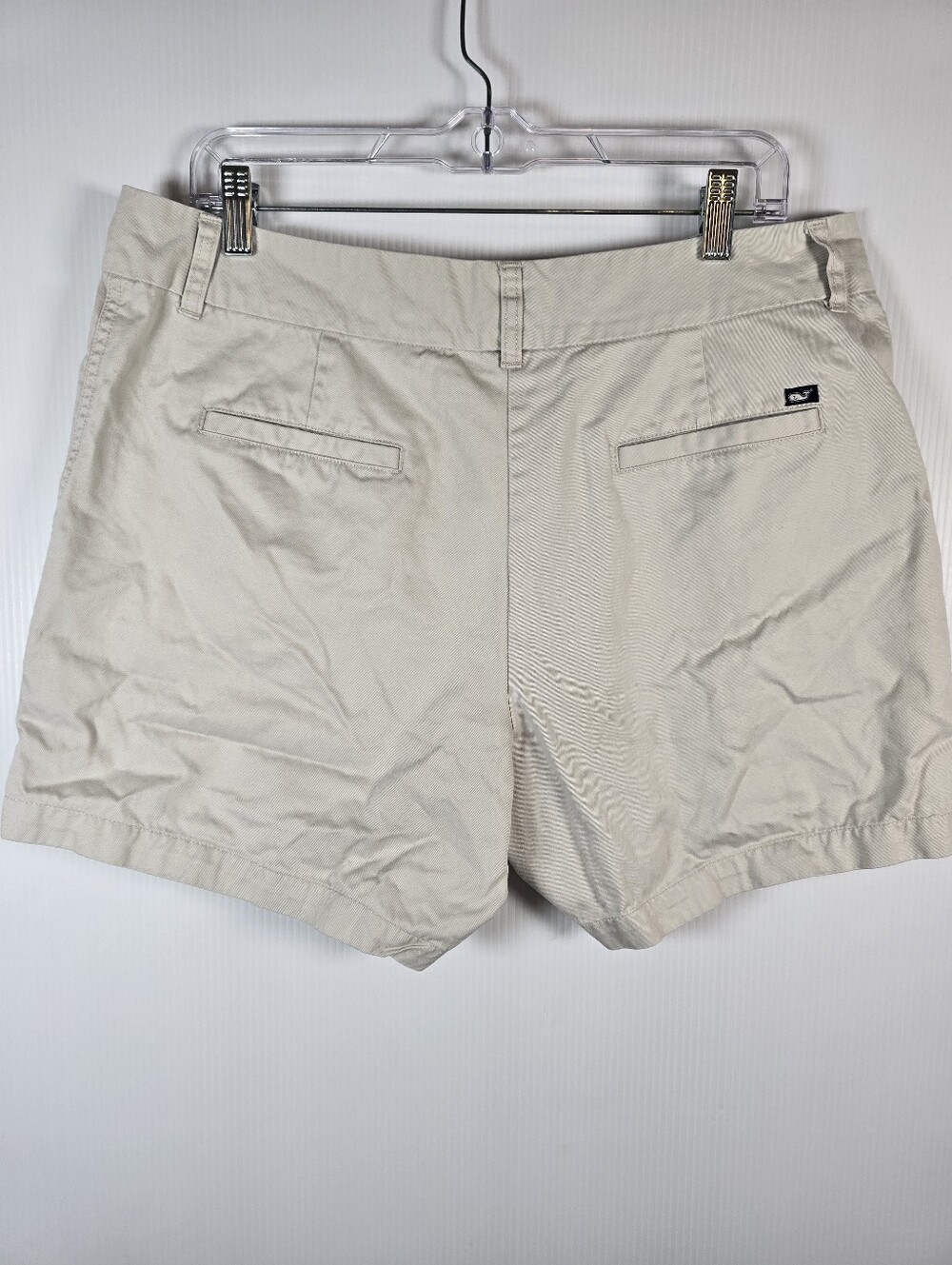 Vineyard Vines Women's Khaki Cotton Everyday Casual Shorts Size 12 Preppy - Picture 2 of 8